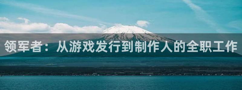 bg大游官网注册平台官网登录：领军者：从游戏发行到制作人的全职工作
