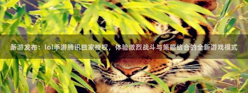 bg大游官网客服电话是多少：新游发布：lol手游腾讯独家授权，体验激烈战斗与策略结合的全新游戏模式